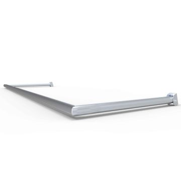 Aluminium grondkader voor vast voetbaldoel 500 cm