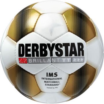 Derbystar voetbal brillant TT gold-wit