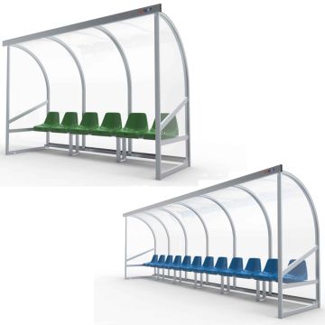Dug-out model A met kuipstoelen