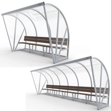 Dug-out model B met bank