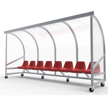 Verplaatsbare Dug-out model C met kuipstoelen