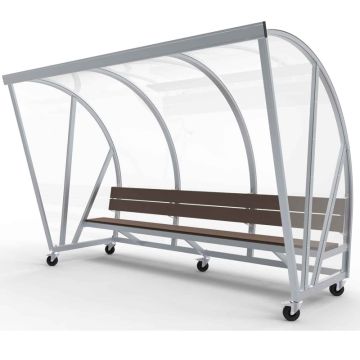 Verplaatsbare Dug-out model D met bank