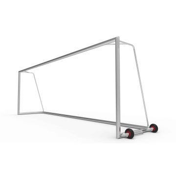 Professioneel Voetbaldoel 732x244x150 cm - Transportwielen aan de zijkant