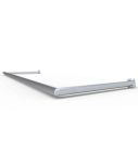 Aluminium grondkader voor vast voetbaldoel 732 cm