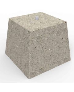 Betonblok 28 cm met schroefdraad M12 + toebehoren