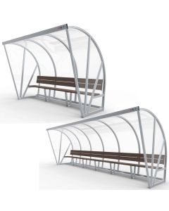 Dug-out model B met bank