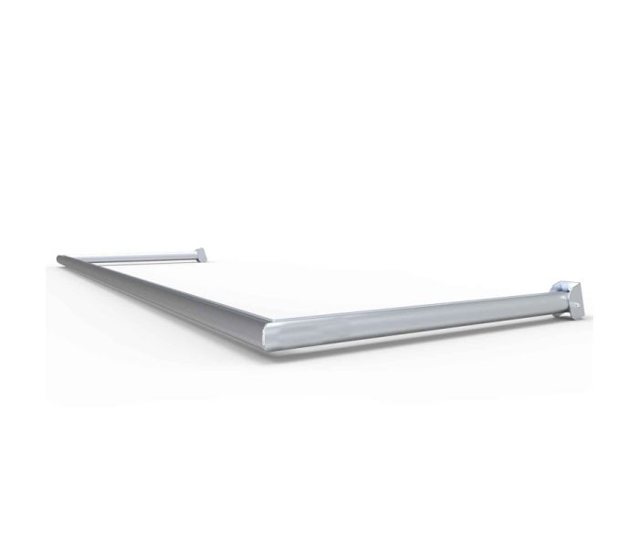 Aluminium grondkader voor vast voetbaldoel 732 cm
