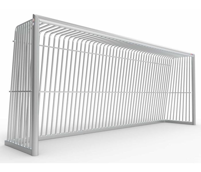 Anti vandalisme voetbaldoel 500 x 200 cm - Rond