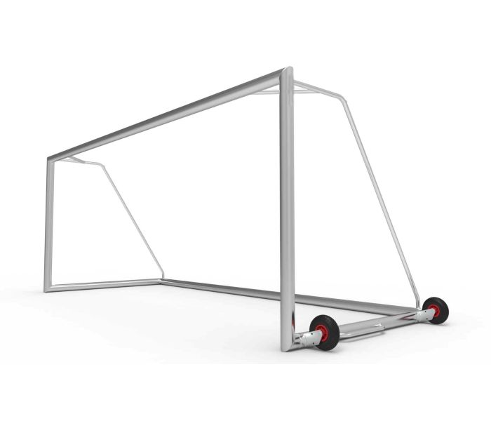 Professioneel Voetbaldoel 500x200x200 cm - Transportwielen aan de zijkant